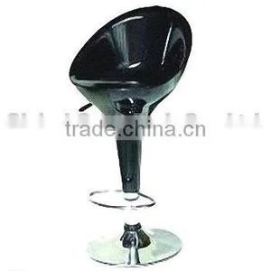 Height Adjustable Black Bar Chair Modern Bar Stool Plastic Bar Stool thumbnail-1