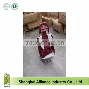 China Factory Foldable Vegetable Trolley Shopping Bag With Wheels thumbnail-5