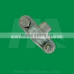 Malleable Iron Zinc Plated Double Bolt Clamp With Safety Claws thumbnail-1