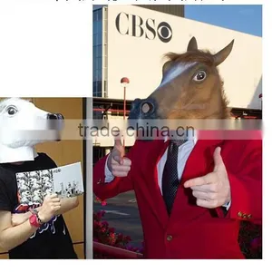 Latex Cosplay Horse Head Mask thumbnail-5