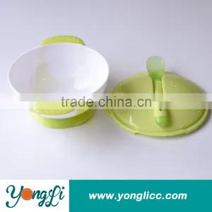 Hot News BPA Free Feeding Baby Bowls Wholesale Baby Bowl Set With Spoon thumbnail-1