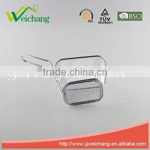 WCE6055 Hot Sale Fries Basket Stainless Steel Frying Basket/kitchen Cooking Basket thumbnail-2