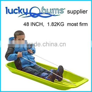 Snow Sledge Plastic Grass Sand Sled Hot Sell/ Kids Heavy Duty Snow Cymbiform Sled thumbnail-1