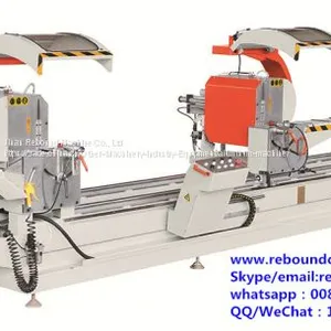 CNC Double Head Mitre Cutting Saw Machine,CNC Automatic Aluminum Profile Cutting Machine, Aluminum Door Window Machine thumbnail-5