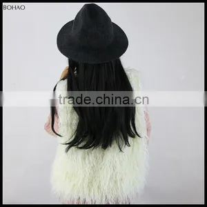 The Classic Design Wholesale Long Hair Faux Fur Vest For Women thumbnail-1