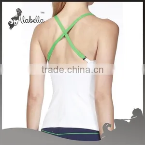 Quick Dry Women Gym Wear Tank Top Fitness Ladies Singlets thumbnail-2