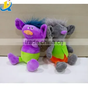 Hot Popular Cartoon Soft Doll Stuffed Troll Plush With Display Box thumbnail-1