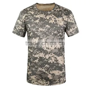 2017new Top Fashion Camo T-shirt Men Dry Fit Camo Shirt thumbnail-1