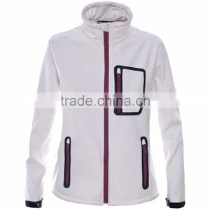 Ladies Multiple Pocket Softshell Jacket With High Quality thumbnail-1