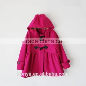 BABY KID CHILDREN'S HOODED WOOL JACKET thumbnail-1