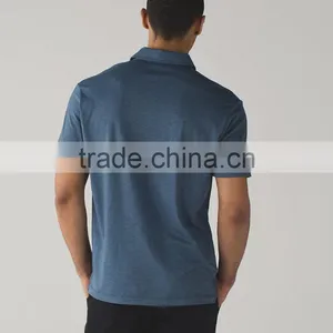 Wholesale Bamboo Polo Shirt Designs Custom Bamboo Fiber Men Polo T-shirt thumbnail-2