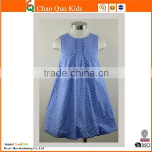 Summer Dress for Girls Cotton Dress Materials One Piece Wedding Kids Dress thumbnail-1