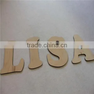Wholesale Unfinished Wooden Alphabet Letter Educational Toys for Craft Gift and Decoration thumbnail-3