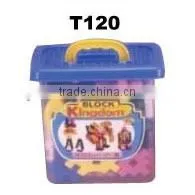 91pcs Wisdom PE Blowing Building Block With Bucket Set thumbnail-1