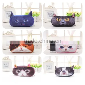 Hot Sale Custom 3D Cool Animal Printed Pencil Bags for Kids thumbnail-2