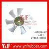 Excavator Fan Blade for Caterpillar, Volvo, Komatsu, Hitachi, Sumitomo, Kobelco, Kato, Hyundai, Doos thumbnail-1