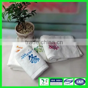 Soft 100% Cotton Embroidery Washcloth - Face Flannel Face Towel thumbnail-1