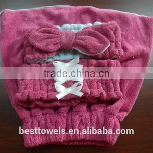 Wholesale Custom Ladies Bath Big Bow Lovely Head Hair Band thumbnail-3