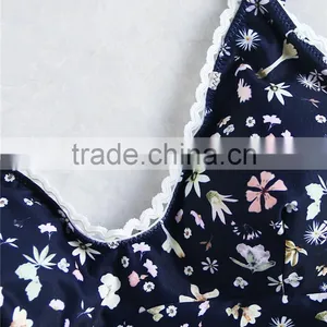 Famous Name Brand Swimwear Lace Trim Open Cross Back Swimsuit thumbnail-3