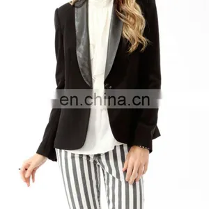 CHEFON Coated Collar Blazer Womens CFB0031 thumbnail-1