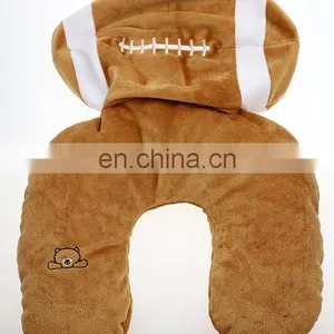 Personalized 2 in 1 Switch Plush Soft Stuffed Football u Shape Pillow Cushion 2017 NEW Kids Travel Neck Pillow thumbnail-1