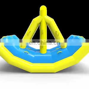 2017 Newest Design Commercial Double Row Water Park Inflatable Seesaw Game thumbnail-4