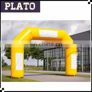 PVC Inflatable Yellow Arch Entrance for Trade Show thumbnail-1