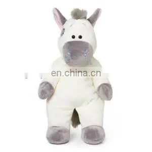 Custom Animals Plush Toys White Horse for Baby Gift thumbnail-1