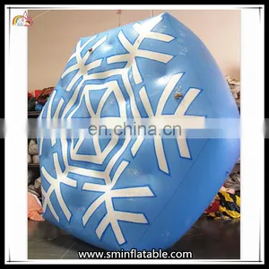 Christmas New Product Inflatable Snowflake Helium Balloon Christmas Decoration Advertising Promotional Balloon On Sale thumbnail-2