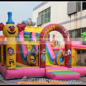 Hot! Inflatable Clown Theme Castle, Inflatable Clown Funcity, Amusement Park for Outdoor thumbnail-1