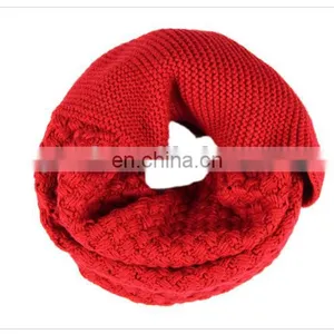 Wholesale Loose Knit Acrylic Infinity Loop Circle Scarves thumbnail-4