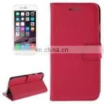 Litchi Texture Magnetic Genuine Leather Case With Holder & Card Slots & Wallet for IPhone 6 Plus thumbnail-1