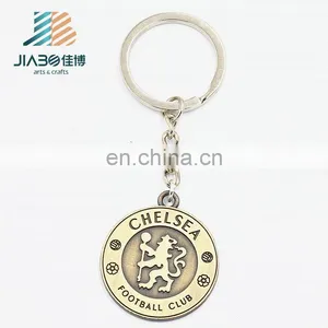 Cheap Metal Fans Souvenir Keychain Europe and the United Football Club LOGO Keychain Basketball Souvenir Gifts thumbnail-5