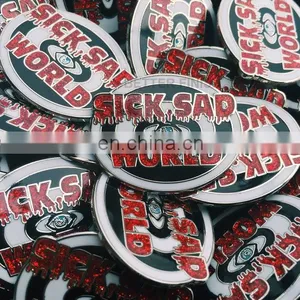 Custom Kitty Cup Made Soft Enamel Metal Lapel Pin thumbnail-3
