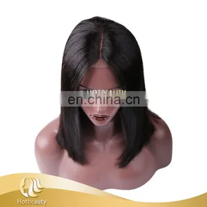 Virgin Human Hair Wig Natural Black Straight Wholesale thumbnail-1