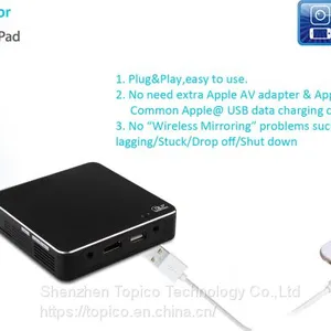 Plug&play DLP HDMI Portable HD Projector thumbnail-3