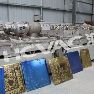 Ceramic Tiles Vacuum Coating Machine, Ceramic Mosaic Gold PVD Coating Machine (HCVAC) thumbnail-3