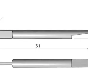 Summa Standard Tangential Knife 45° Cutting Angle 390-560 thumbnail-4