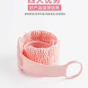 Long Silicone Bath Body Brush, Exfoliating Long Silicone Body Back Skin Scrubber, Easy to Clean thumbnail-5