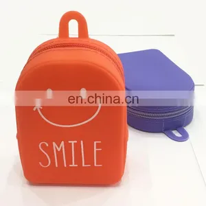 Fancy Hot Sale Backpack Shape Girls Wallet Latest Design Ladies Pouch Animal Printed Coin Case Silicone Coin Purse thumbnail-3