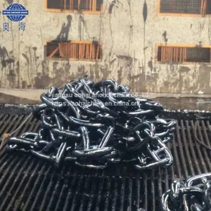 76mm 27.5m Marine Welded U2/u3 Studless Anchor Chain With NK thumbnail-5