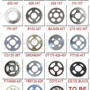 Indonesia 110cc Motorcycle Performance Spare Parts Sprocket for Pulsar thumbnail-4