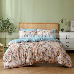 Korean Queen King Size 3D 100% Polyester Printing Quilt Comforter Bedding Set Duvet Cover Set With Pillowcase thumbnail-5