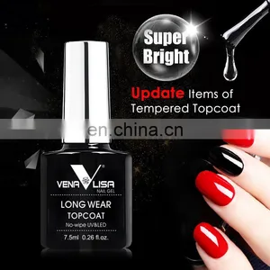 VENALISA 7.5ml & 12ml Long Wear Tempered No Wipe Top Coat Peel Off Base Coat Basic Matte Gel Polish Varnish Gels Acrylic Primer thumbnail-3
