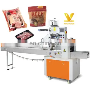 Factory Price Automatic Meat Packaging Packing Machine With Tray thumbnail-1