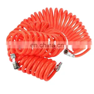 Hose For Compressor Air Tool 8mm 10mm 12mm 6M 9M 12M 8x5mm 12x8 10x6.5mm High Pressure PU Tube Pipe Gas Spring Pneumatic Spiral thumbnail-1