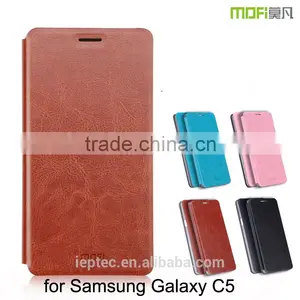 2016 MOFi Case Mobile Handset Housing for Samsung Galaxy C5 C5000, Funda Celular Coque Flip Leather Back Cover for Samsung C5 thumbnail-1