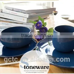 16pcs Dinnerware Set With Blue Reactive Glaze thumbnail-6