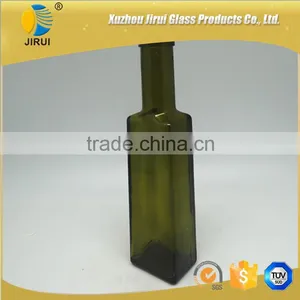 260ml Square Amber Glass Wine Bottle With High Quality thumbnail-1