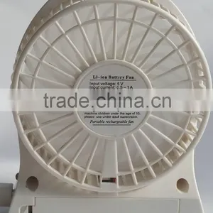 5v DC Rechargeable Bracker Mini Micro Usb Programmable Message Fan thumbnail-3